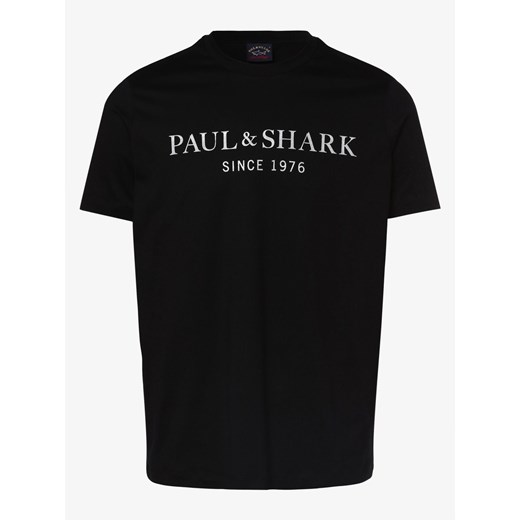 Paul & Shark - T-shirt męski, czarny Paul & Shark L vangraaf