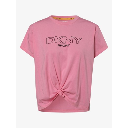 DKNY - T-shirt damski, różowy XS okazja vangraaf