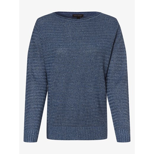 Franco Callegari - Damski sweter lniany, niebieski Franco Callegari M vangraaf