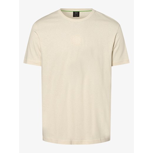 BOSS Athleisure - T-shirt męski – Tee 8, beżowy S promocja vangraaf