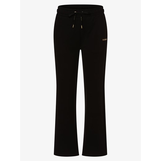 BOSS Casual - Damskie spodnie dresowe – C_Emayla_Gold, czarny L vangraaf