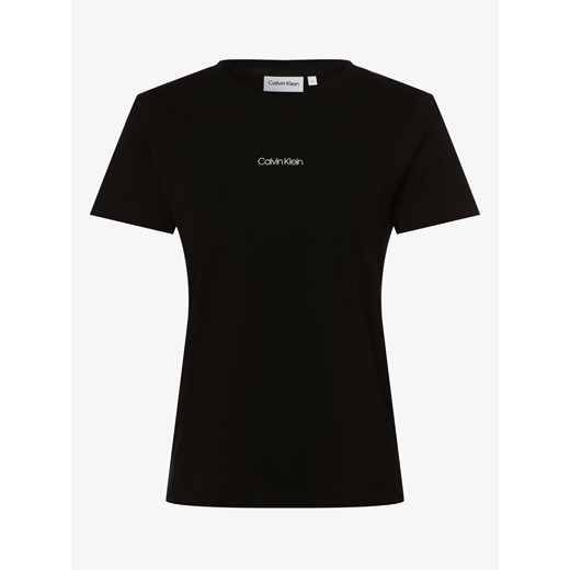 Calvin Klein - T-shirt damski, czarny Calvin Klein L vangraaf
