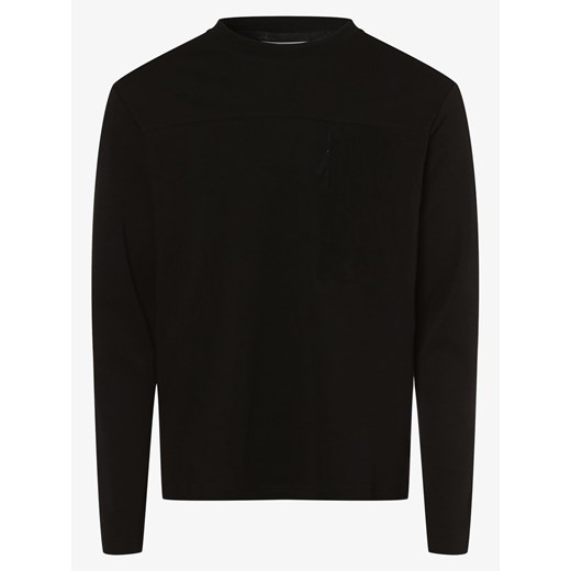 Calvin Klein - Męska koszulka z długim rękawem, czarny Calvin Klein XL vangraaf