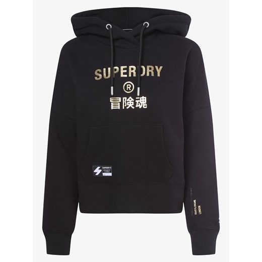 Superdry - Damska bluza z kapturem, czarny Superdry M vangraaf