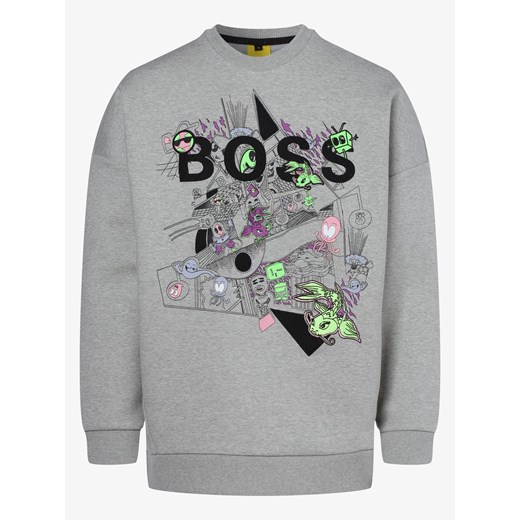 BOSS Athleisure - Męska bluza nierozpinana – Salbo Lotus, różowy XXL vangraaf