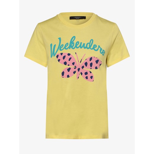 Max Mara Weekend - T-shirt damski – Suvi, żółty Max Mara Weekend S vangraaf