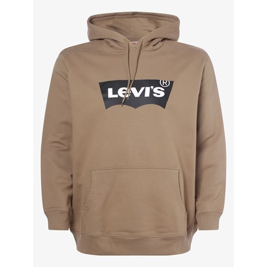 Levi's - Męska bluza z kapturem – duże rozmiary, beżowy XXXXL vangraaf