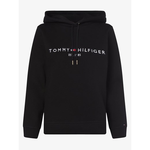 Tommy Hilfiger - Damska bluza z kapturem, czarny Tommy Hilfiger L vangraaf
