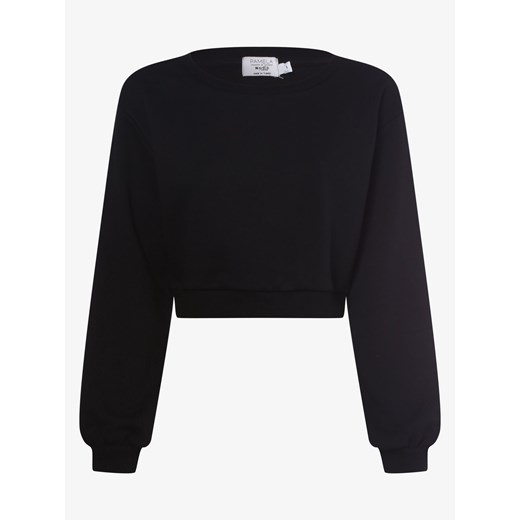 NA-KD Damska bluza nierozpinana Kobiety Materiał dresowy czarny jednolity ze sklepu vangraaf w kategorii Bluzy damskie - zdjęcie 134384506