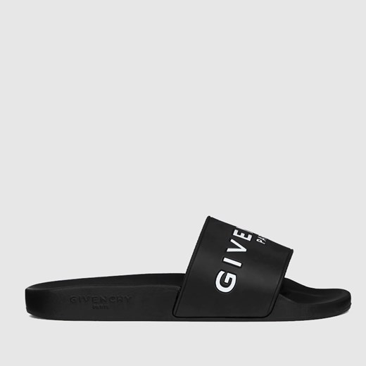 Klapki damskie Givenchy na płaskiej podeszwie na lato casual bez zapięcia