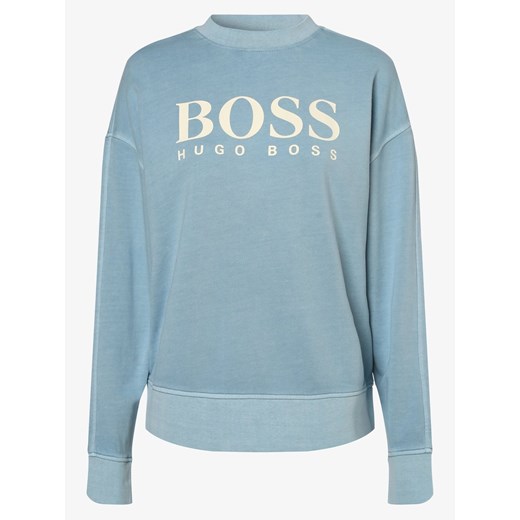 BOSS Casual - Damska bluza nierozpinana – C_Evinta, niebieski S vangraaf
