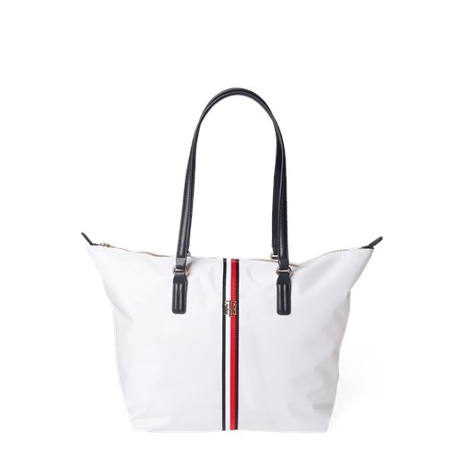 Torba shopper z detalami z logo Tommy Hilfiger One Size Peek&Cloppenburg