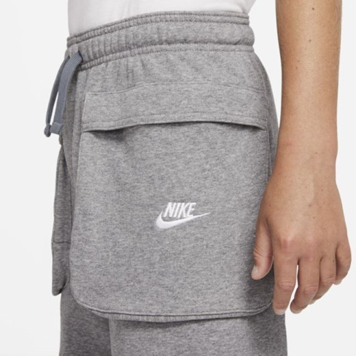 Krótkie bojówki dla dużych dzieci (chłopców) Nike Sportswear - Szary Nike XS Nike poland
