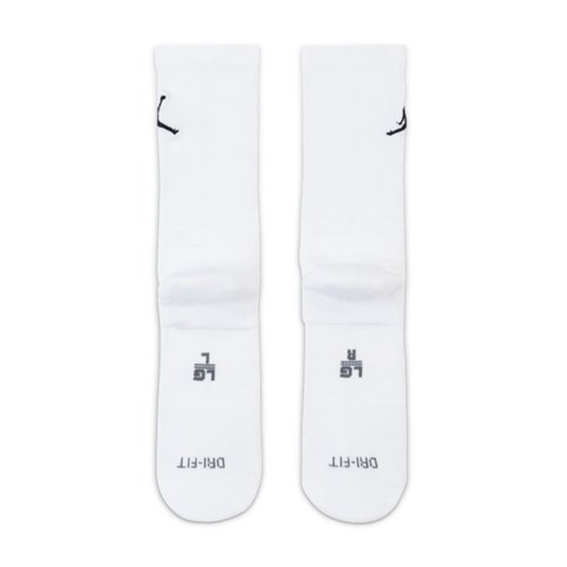 Klasyczne skarpety do koszykówki Jordan Flight - Biel Jordan L Nike poland