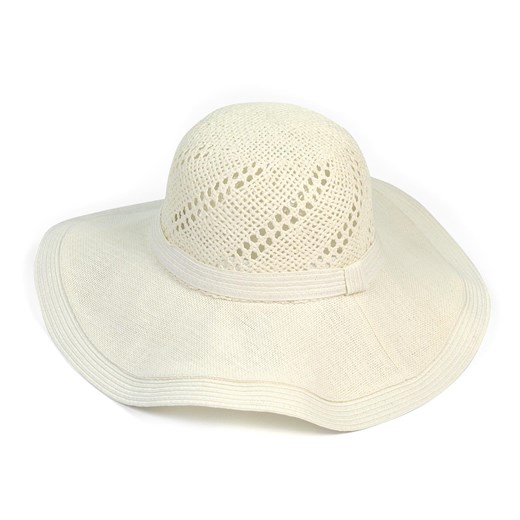 Naturalny kapelusz na lato szaleo bezowy kapelusz