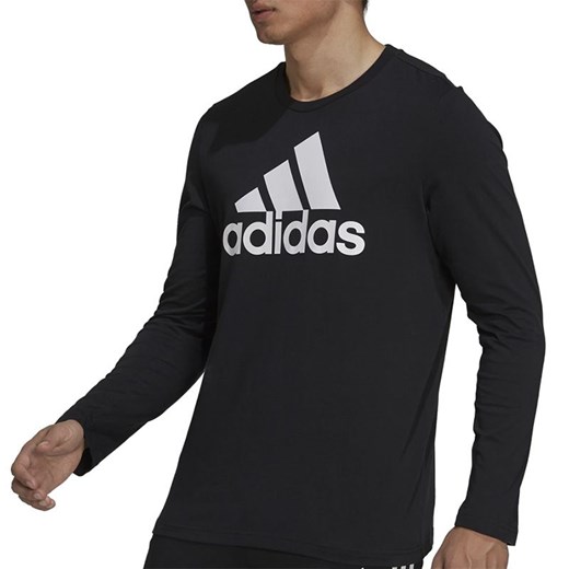 Bluza adidas Longsleeve Essentials GV5274 - czarna ze sklepu streetstyle24.pl w kategorii Bluzy męskie - zdjęcie 134590725