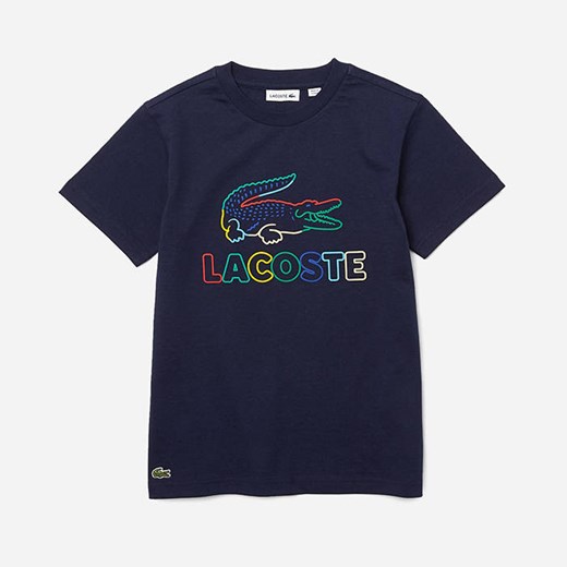 Koszulka dziecięca Lacoste Kids' Crew Neck Print Cotton T-Shirt TJ2574 QRN Lacoste 92 sneakerstudio.pl