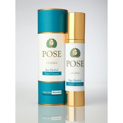 POSE ziołowy krem do twarzy SPA 50ml kosmetyki-maya niebieski cytrusowe