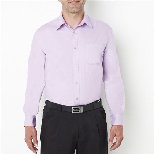 Popelinowa koszula z długim rękawem, rozmiar 3 la-redoute-pl rozowy długie