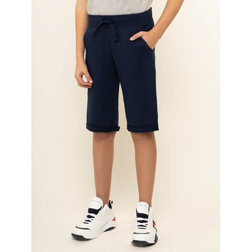 Szorty materiałowe L93Q25 K5WK0 Granatowy Regular Fit Guess 14Y MODIVO