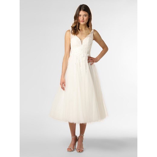 Luxuar Fashion - Damska suknia ślubna, biały Luxuar Fashion 38 vangraaf