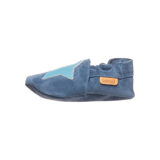 Skórzane buty w kolorze niebieskim do raczkowania Lamino 24/25 okazyjna cena Limango Polska