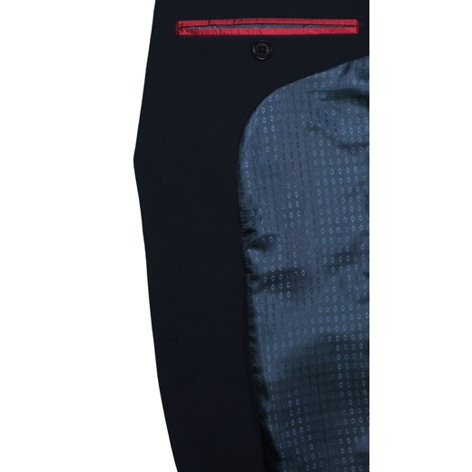 Garnitur Ślubny, Elegancki, Granatowy SUPER SLIM, Zapinany na Dwa ...