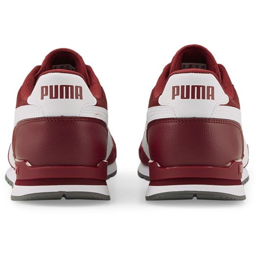 Buty sportowe damskie Puma czerwone sznurowane płaskie 