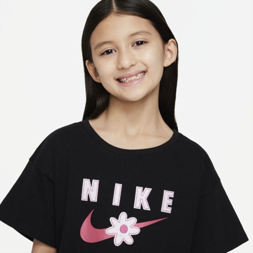 T-shirt dla małych dzieci Nike - Czerń Nike 35.5 Nike poland