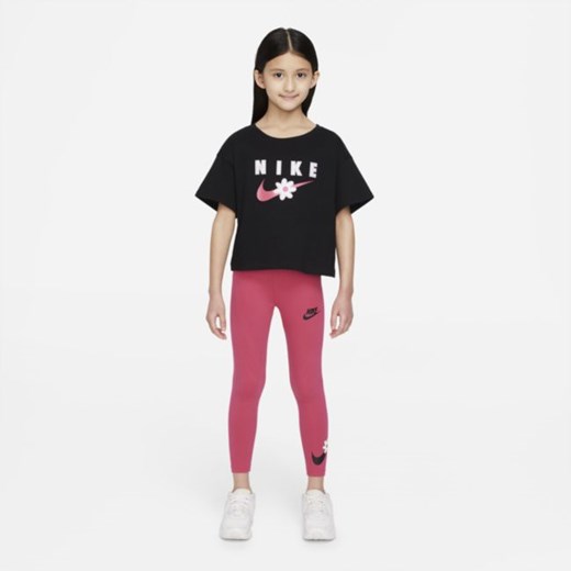 T-shirt dla małych dzieci Nike - Czerń Nike 4 Nike poland