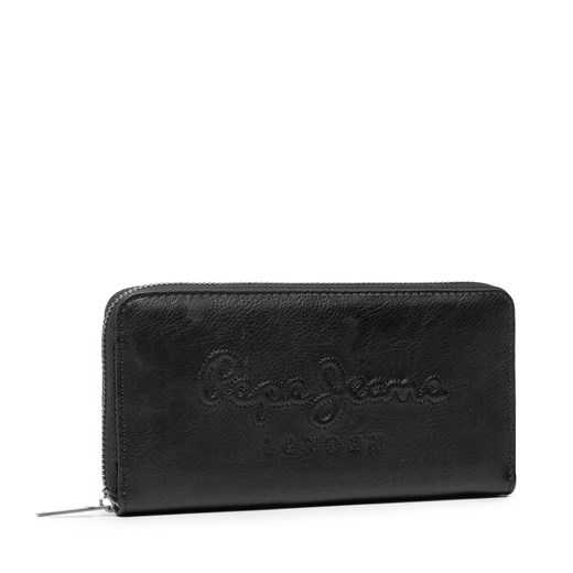 Duży Portfel Damski PEPE JEANS - Hellen Wallet PL070173 Black 999 Pepe Jeans eobuwie.pl