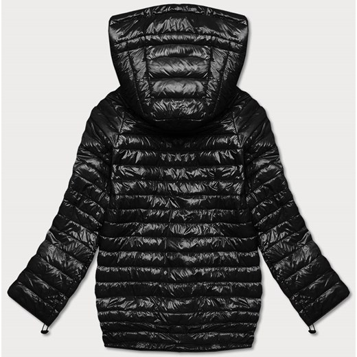 ASYMETRYCZNA KURTKA DAMSKA Z KAPTUREM CZARNA (PC-7510-1) Goodlookin.pl 46 goodlookin.pl