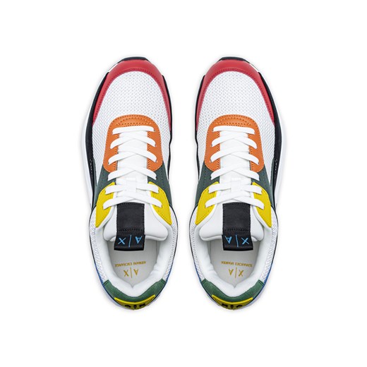 Sneakersy męskie kolorowe Armani Exchange XUX121 XV540 K670 Armani Exchange 41 Sneaker Peeker