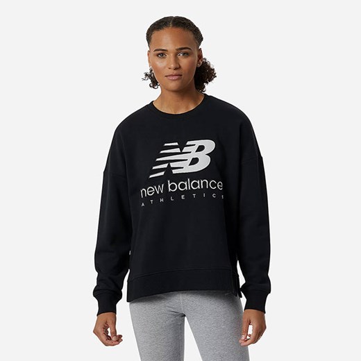 Bluza damska New Balance Athletics Amplified Fleece Crew WT21500BK New Balance L sneakerstudio.pl