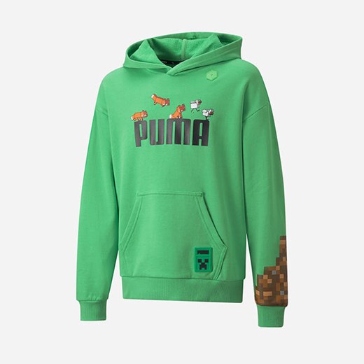Bluza dziecięca Puma x Minecraft Hoodie Kids 533436 87 Puma 176 sneakerstudio.pl