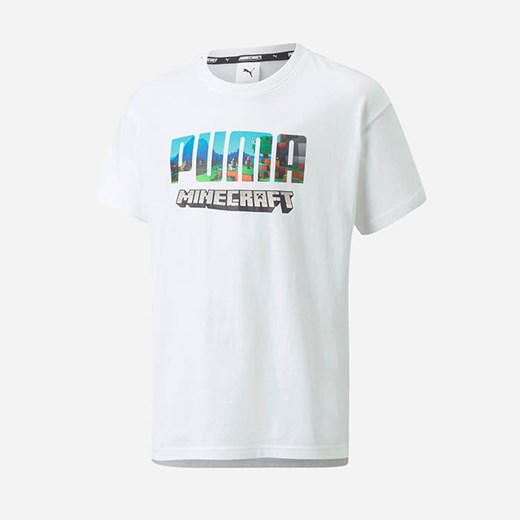 Koszulka dziecięca Puma X Minecraft Relaxed Tee 533434 02 Puma 164 sneakerstudio.pl