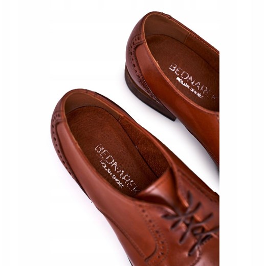 Bednarek Polish Shoes Męskie Skórzane Półbuty Z Jasną Podeszwą Bednarek Jasny Bednarek Polish Shoes 45 ButyModne.pl