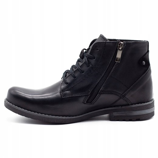 KOMODO Buty męskie zimowe 731K czarne Komodo 41 ButyModne.pl