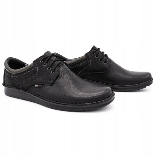 Kampol Buty męskie casual 11/27 czarne 41 ButyModne.pl