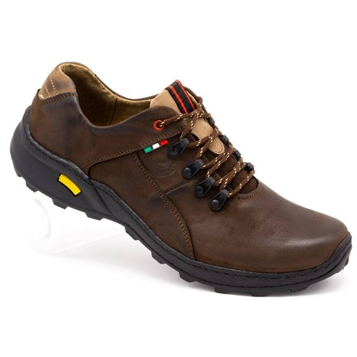 Olivier Męskie buty trekkingowe 296GT brązowe Olivier 44 ButyModne.pl