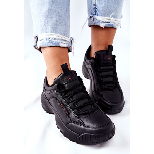 Sportowe Buty Cross Jeans Czarne EE2R4134C Cross Jeans 39 ButyModne.pl