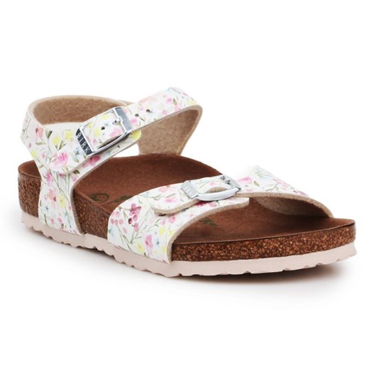 Sandały Birkenstock Rio Kids Vegan 1018800 wielokolorowe żółte 24 ButyModne.pl