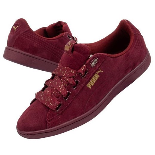 Buty sportowe damskie Puma płaskie na wiosnę z gumy