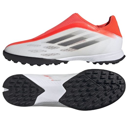 Buty piłkarskie adidas X Speedflow.3 Ll Tf M FY3267 wielokolorowe białe 40 2/3 ButyModne.pl