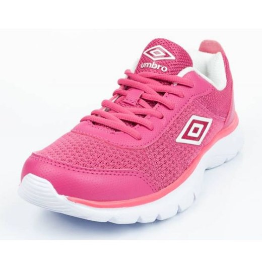 Umbro buty sportowe damskie różowe płaskie sznurowane 