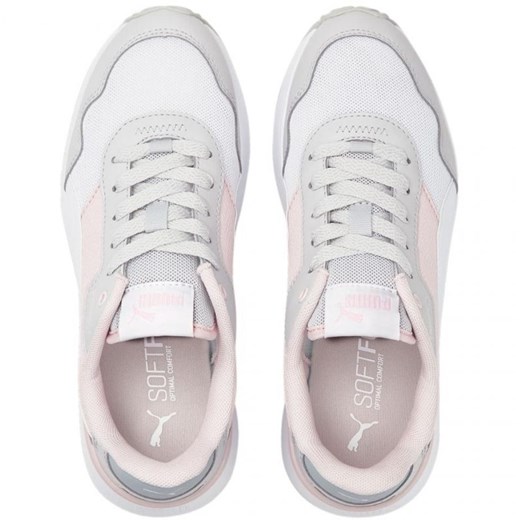 Buty Puma R78 Voyage Jr 382048 07 białe różowe szare Puma 37,5 ButyModne.pl