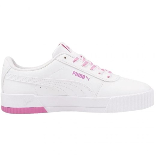 Buty Puma Carina Logomania W 383906 02 białe różowe Puma 37,5 ButyModne.pl