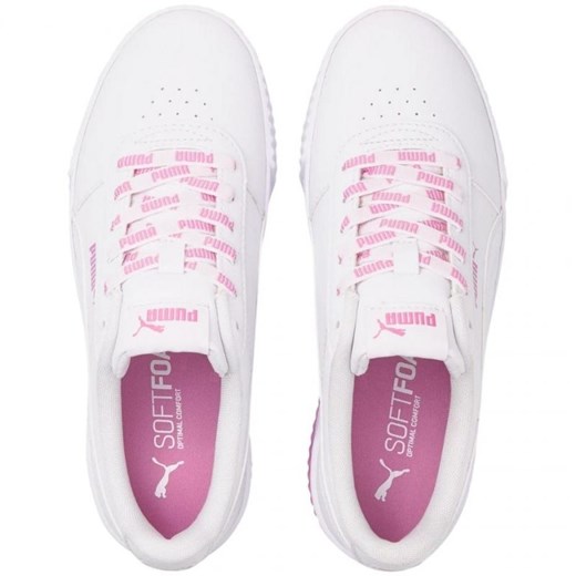 Buty Puma Carina Logomania W 383906 02 białe różowe Puma 41 ButyModne.pl