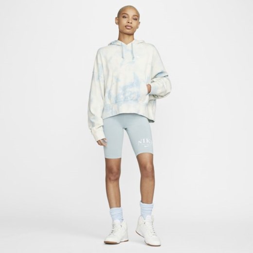 Dżersejowa bluza z kapturem z efektem sprania Nike Sportswear - Niebieski Nike S wyprzedaż Nike poland