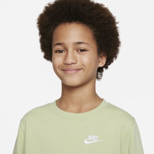 Bluza dresowa dla dużych dzieci (chłopców) Nike Sportswear Club - Zieleń Nike S Nike poland
